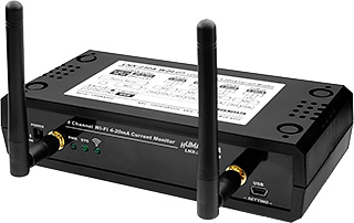 4CH 独立絶縁型 Wi-Fi 4-20mA電流モニタ　LNX-210A-W24